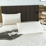 Snow White Solid Color Premium Cotton Fitted Sheet Set
