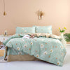 Thalia Floral Cotton Bedskirt Duvet Cover Set