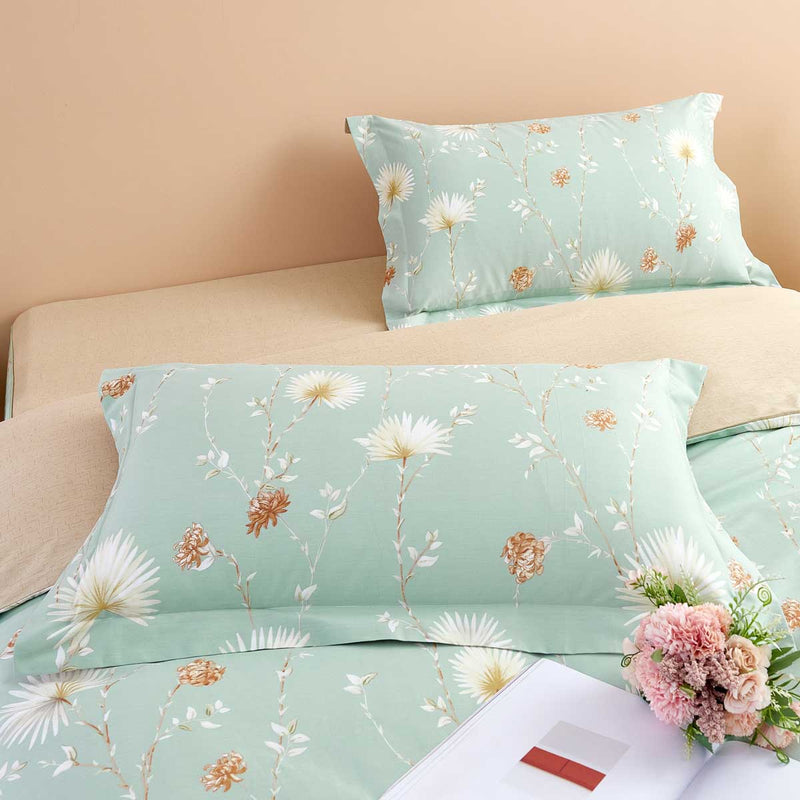 Thalia Cotton Bedskirt Duvet Cover Set