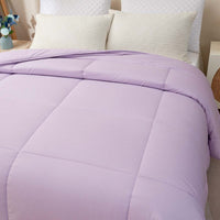 Theta Lilac Purple Pattern Cotton All Season Comforter