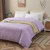 Theta Lilac Purple Pattern Cotton Duvet Cover