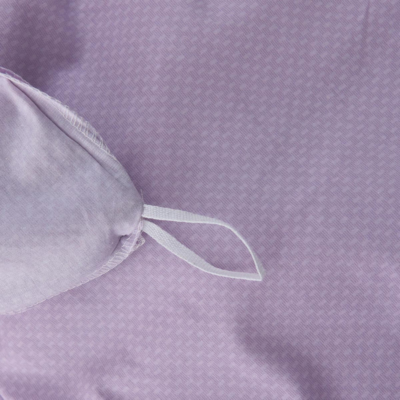 Theta Lilac Purple Pattern Cotton Duvet Cover