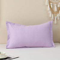 Theta Lilac Purple Pattern Cotton Pillow Sham