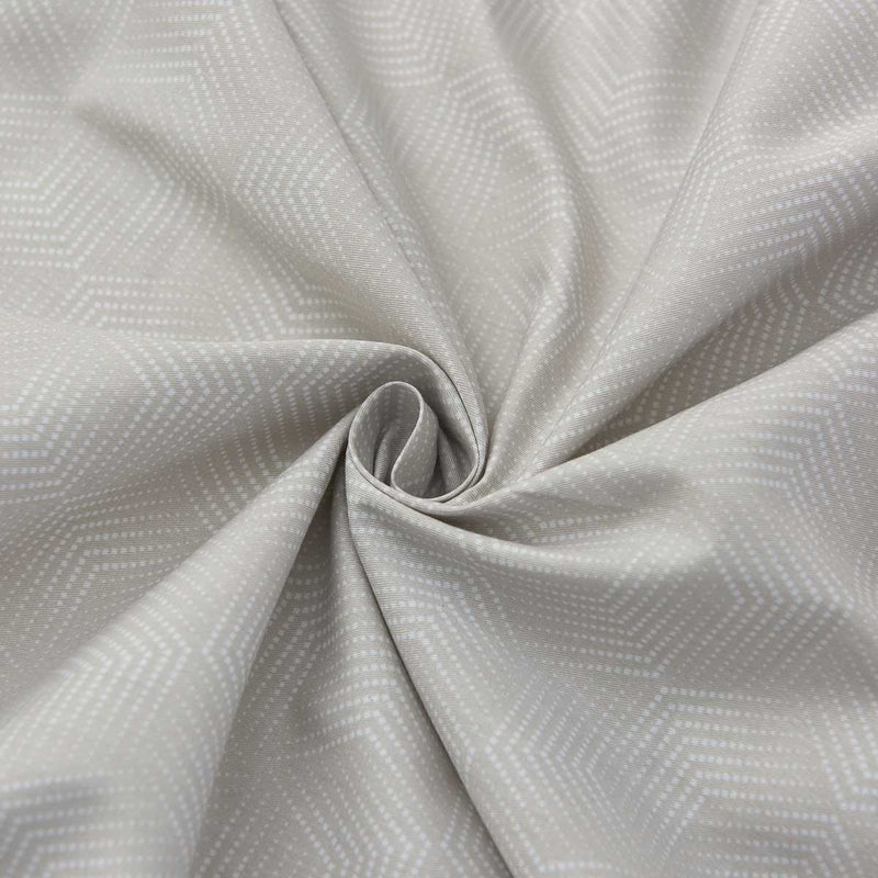 Upsilon Smoky Gray Pattern Cotton Flat Sheet