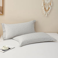 Upsilon Smoky Gray Pattern Cotton Pillow Sham