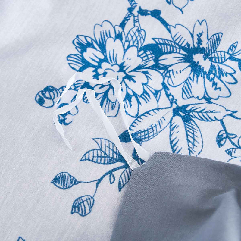 Vega Floral Brushed Cotton Fitted Sheet Set