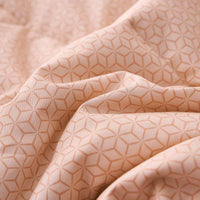 Zeta-Cream Pink Pattern Cotton All Season Comforter