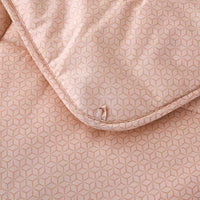 Zeta-Cream Pink Pattern Cotton All Season Comforter