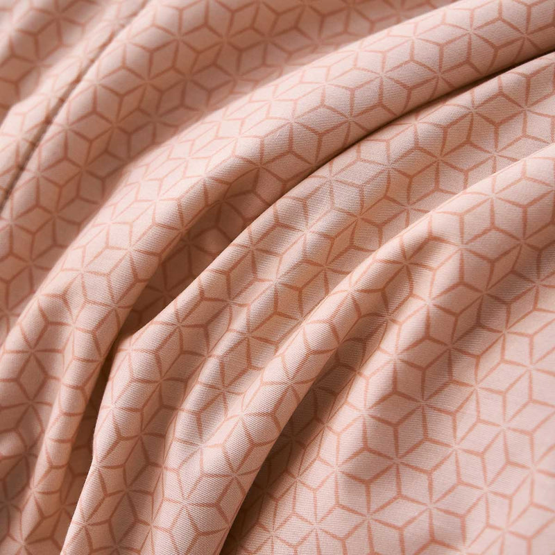 Zeta Cream Pink Pattern Cotton Light Comforter